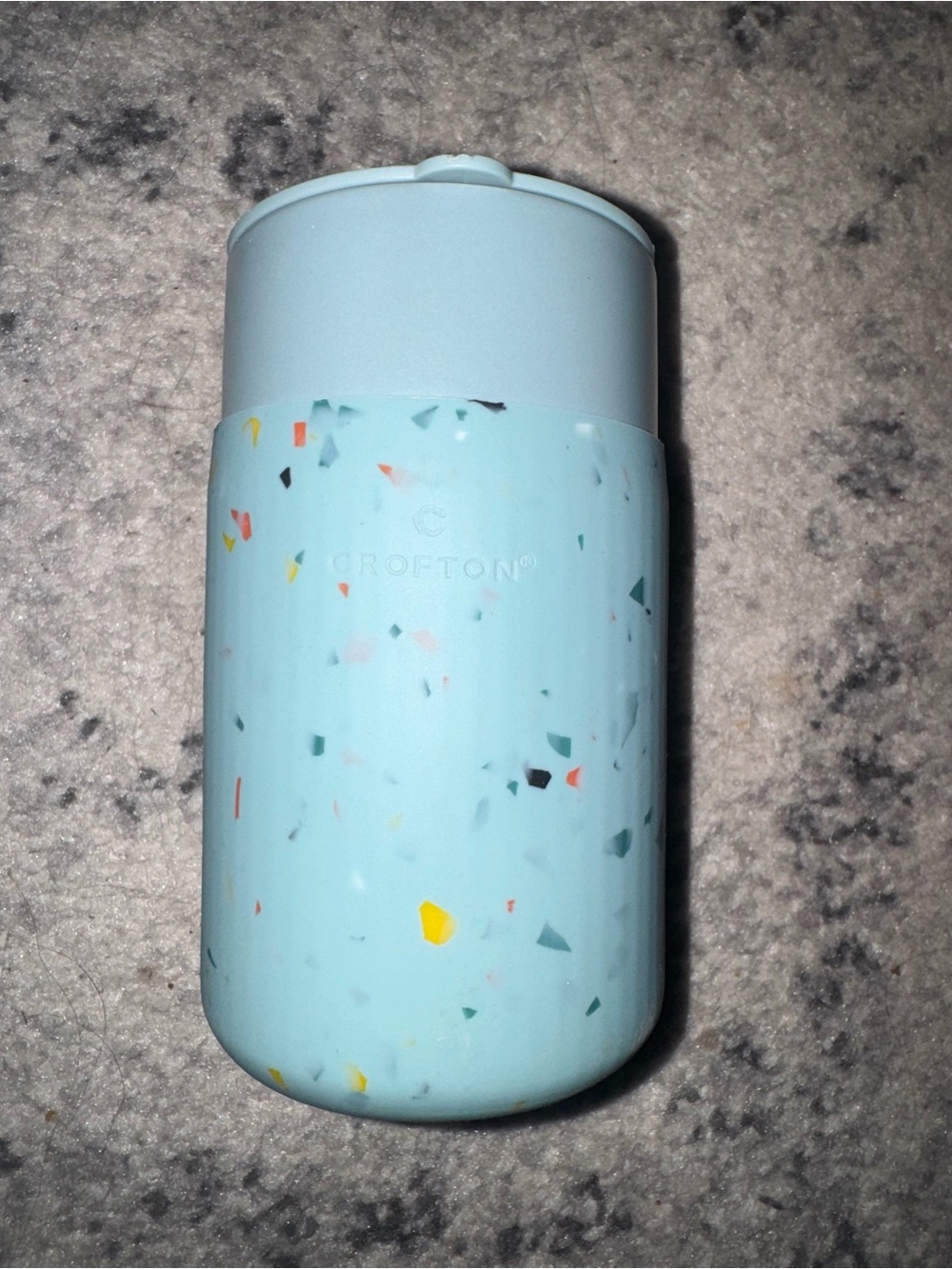 Crofton Light Blue Speckled Travel Mug